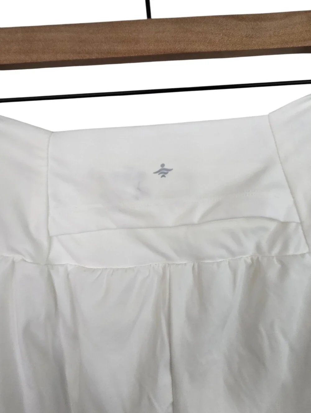 🤍 Halara White High-Waisted Flowy Culotte Shorts XL